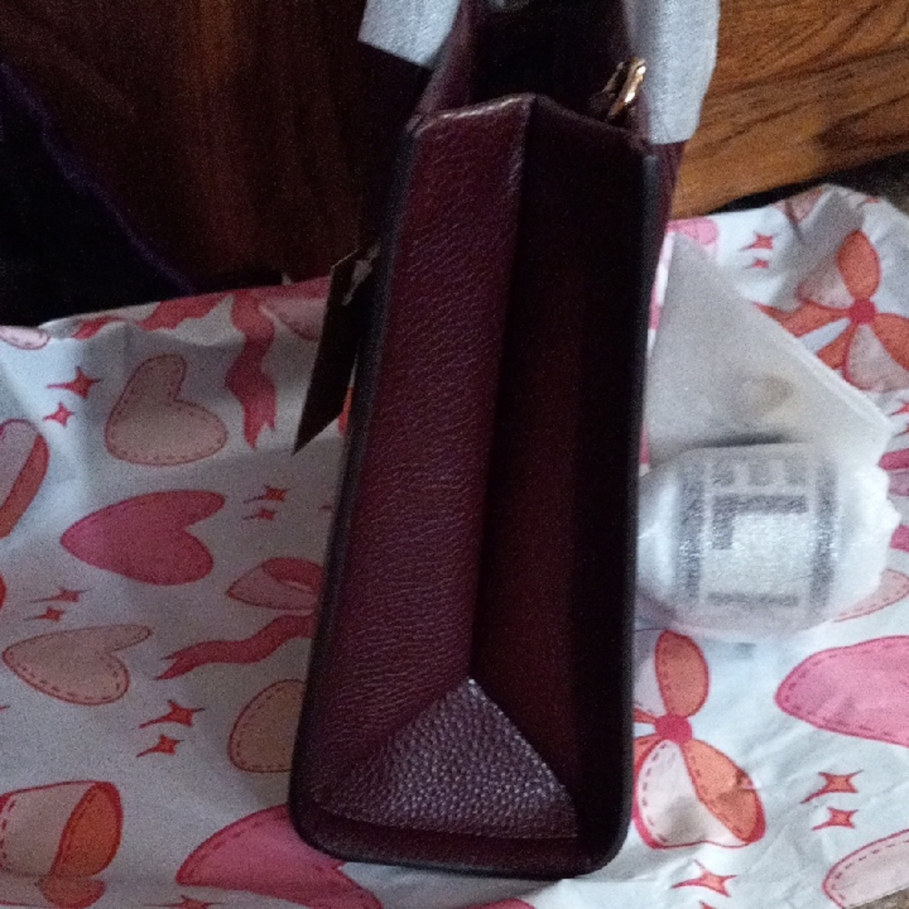 Michael Kors Deep Burgundy Tote - Picture 4 of 6